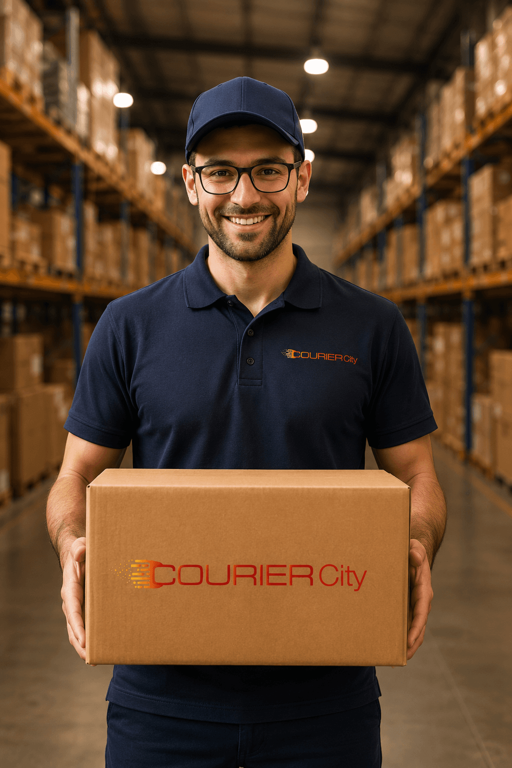 Courier City delivery professional